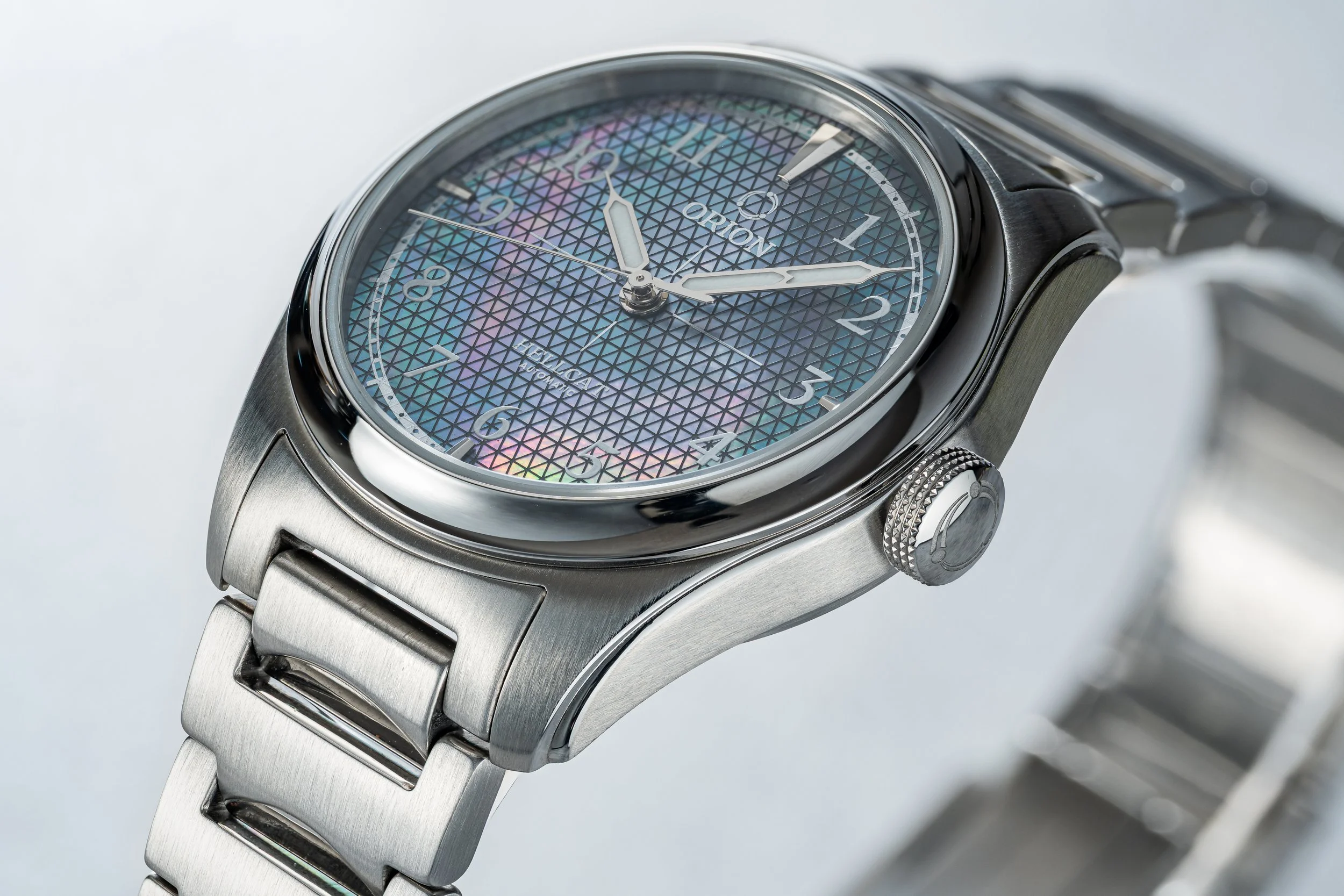 Hellcat 36: Black Mother of Pearl — Orion Watches